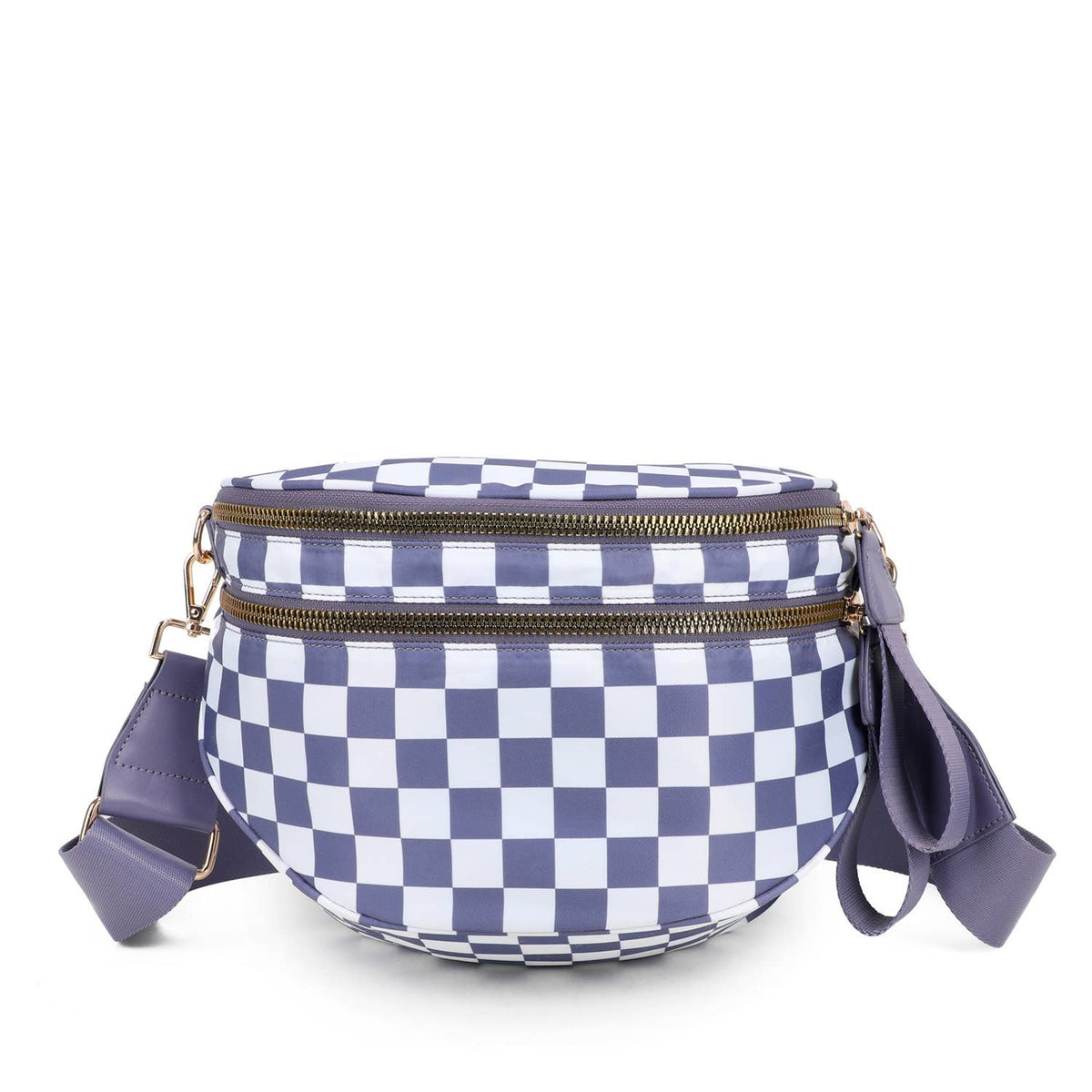 Paulina Nylon Waterproof Multi-Compartment 10" Crossbody Bag