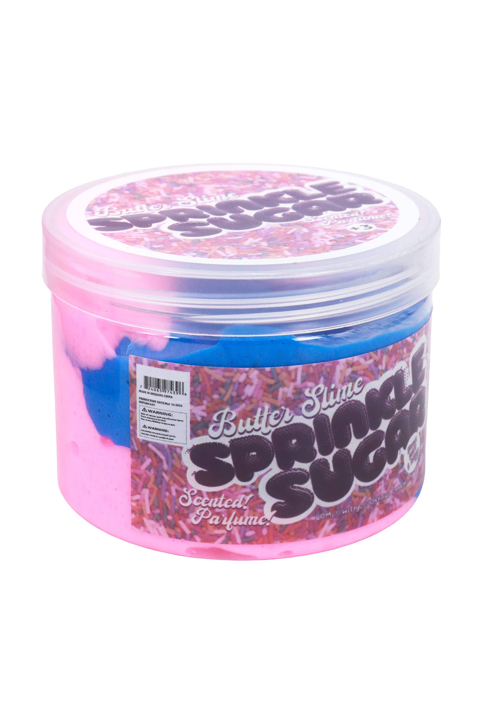Sweet Desserts Butter Slime Jar - 12 Pcs