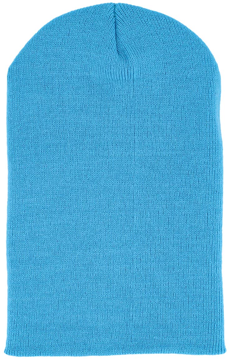 Solid Long Beanie - Made In USA