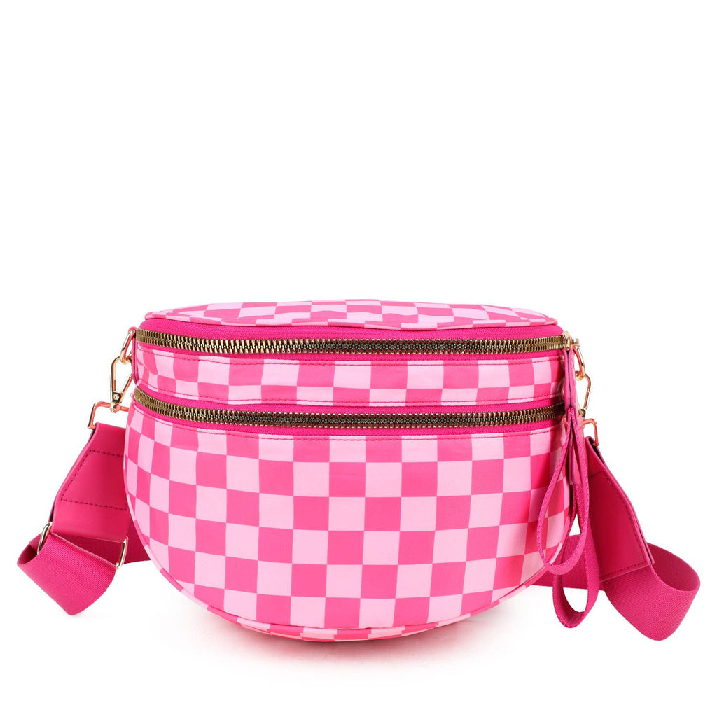 Paulina Nylon Waterproof Multi-Compartment 10" Crossbody Bag