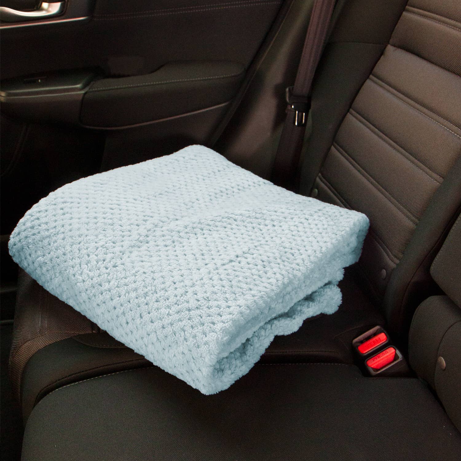 Soft Coral Fleece Throw Blanket