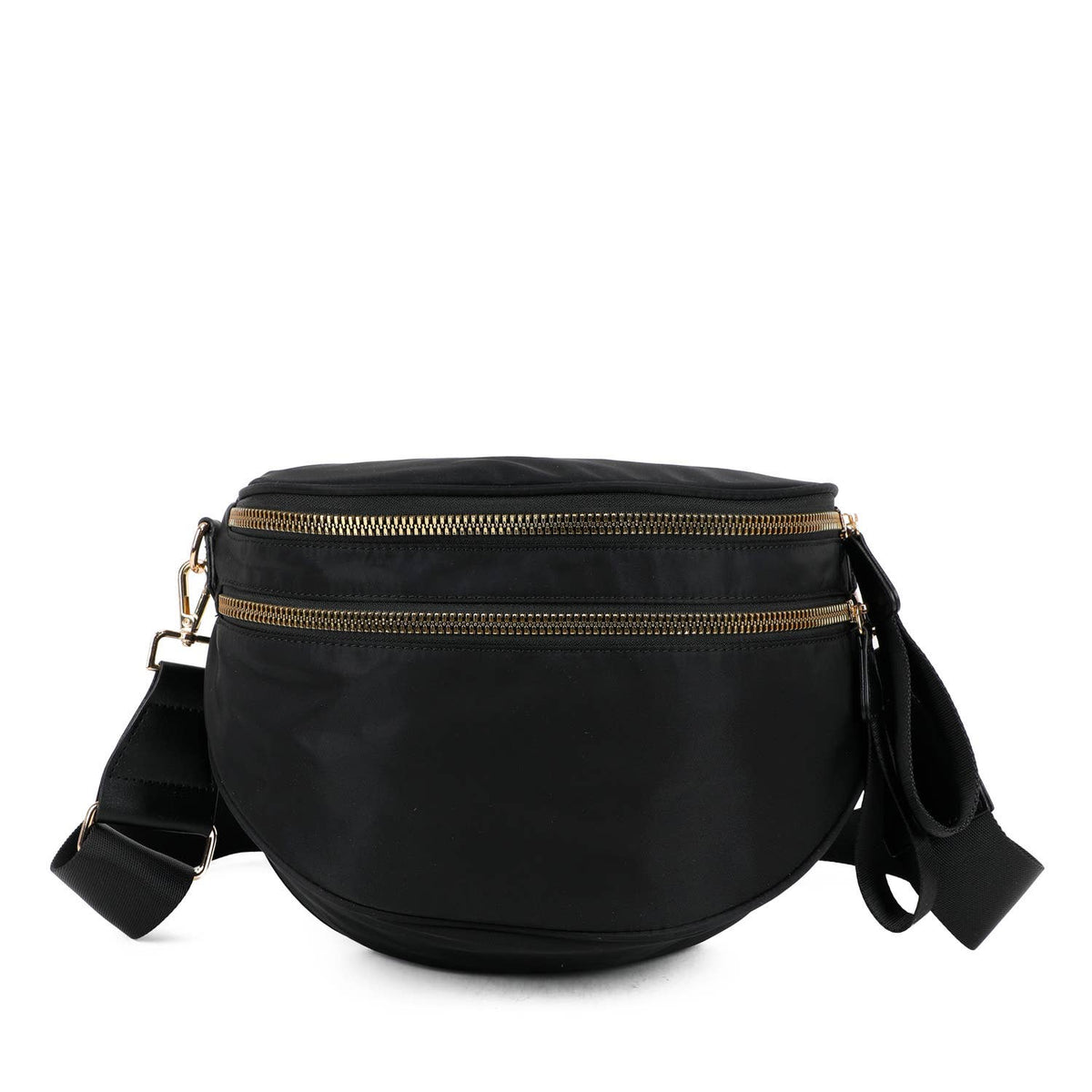 Paulina Nylon Waterproof Multi-Compartment 10" Crossbody Bag