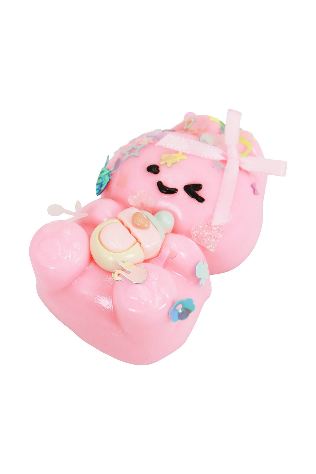 Mini Bunny Rabbit Glittery Sticky Mochi Squishy Bag