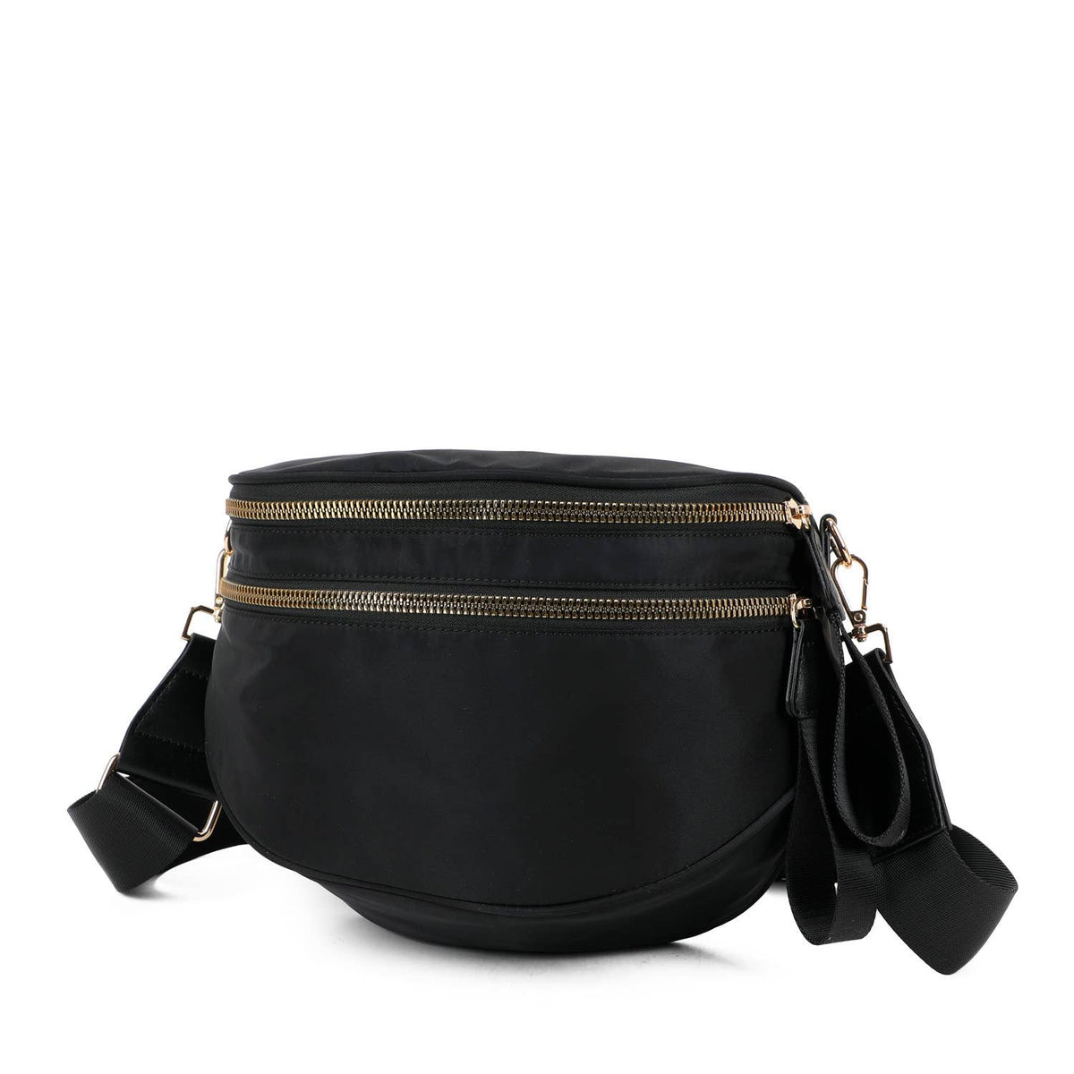 Paulina Nylon Waterproof Multi-Compartment 10" Crossbody Bag