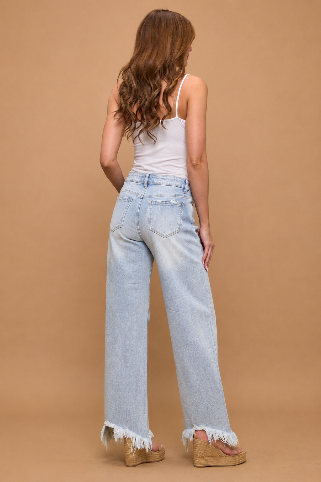 TUMMY CONTROL | MID RISE WIDE LEG JEANS-LOVER BRAND FASHION