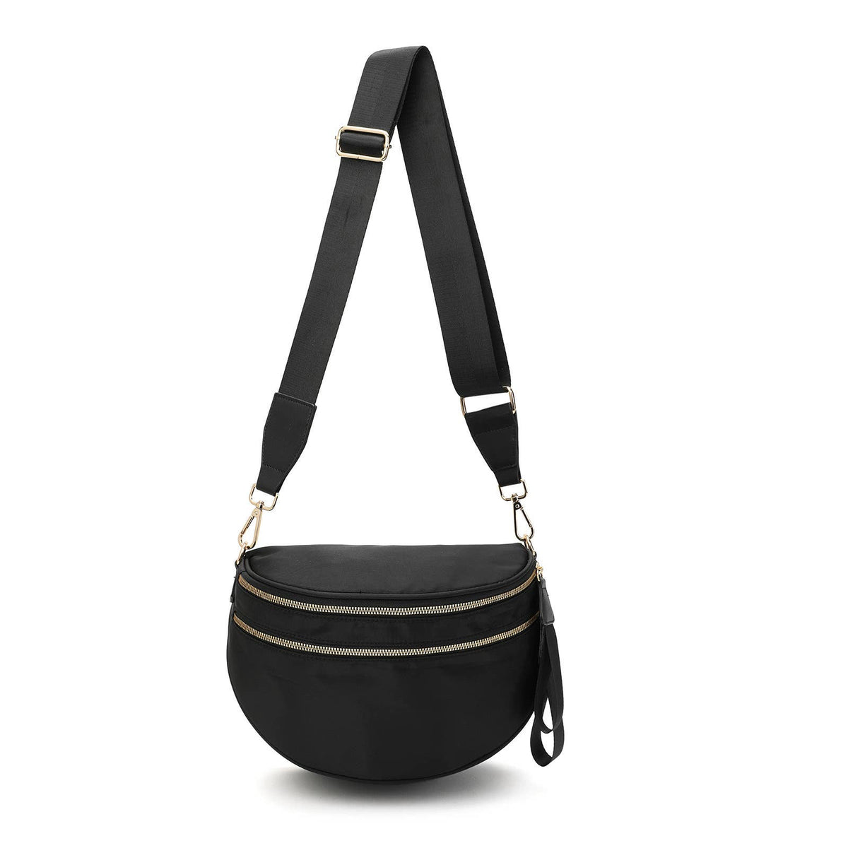 Paulina Nylon Waterproof Multi-Compartment 10" Crossbody Bag