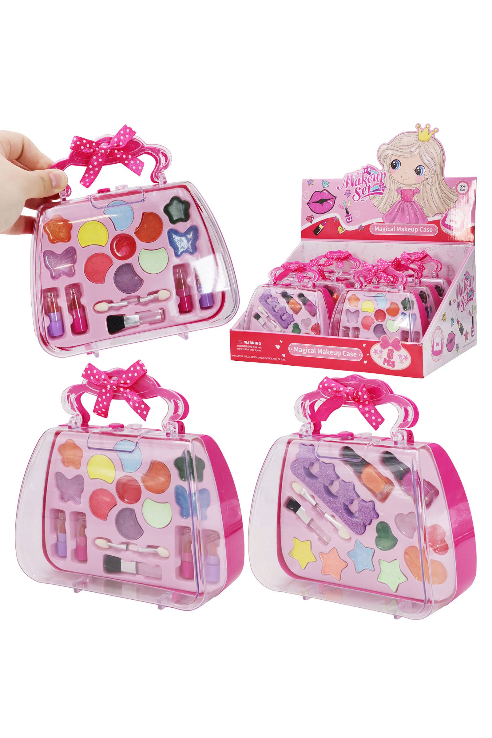 Kids Magical Princess Beauty Makeup Kit - 6 Pcs
