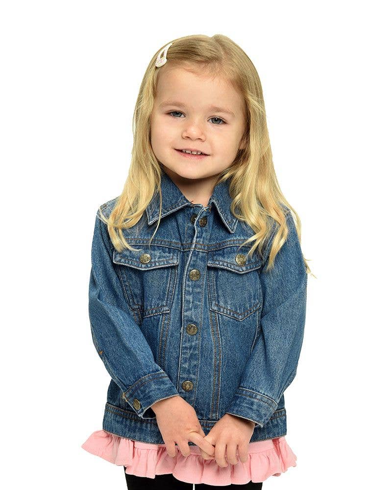 Infant, Toddler, Kids Denim Jacket, Classic Denim Jacket