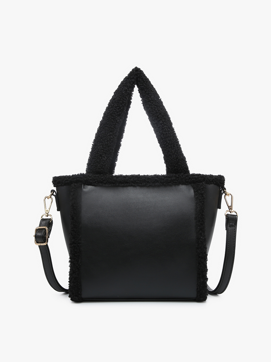Helsinki Sherpa Trim Satchel/Crossbody | JN2378