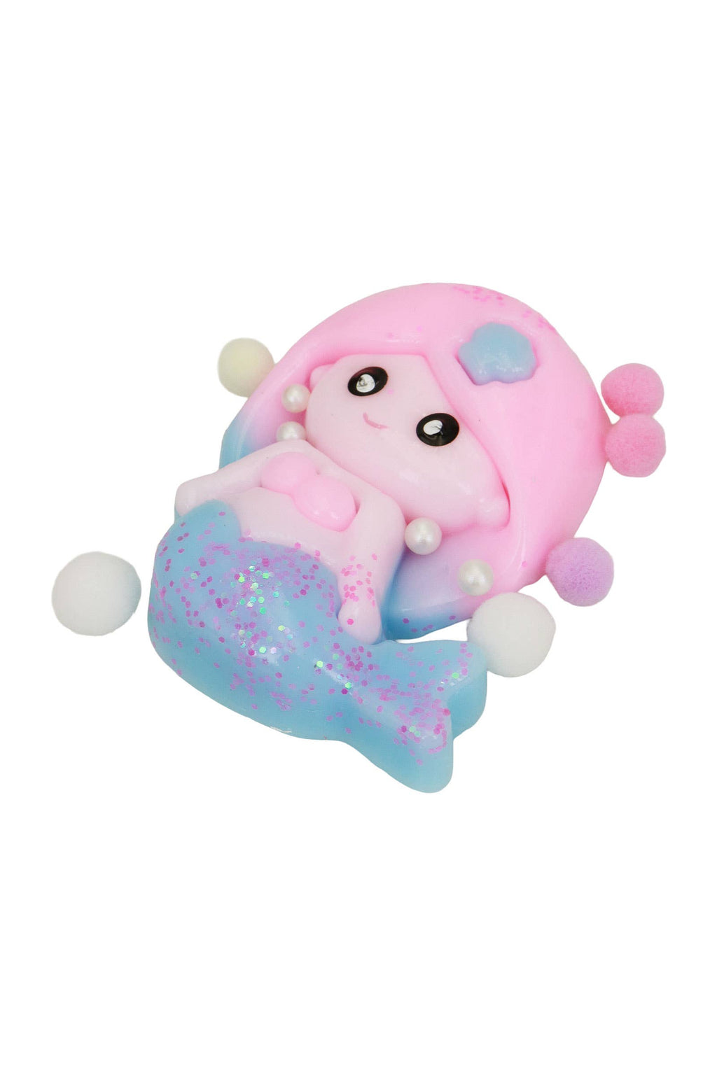 Mermaid Princess Glittered Jiggly Mochi Sticky Squishy