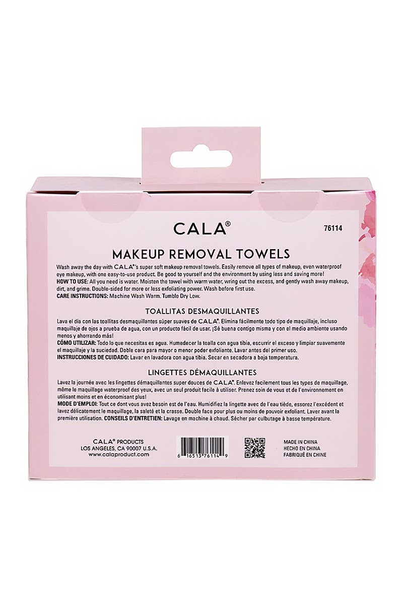CALA 76114 Makeup Cleansing 3 pcs Facial Towels Set - 6 Set