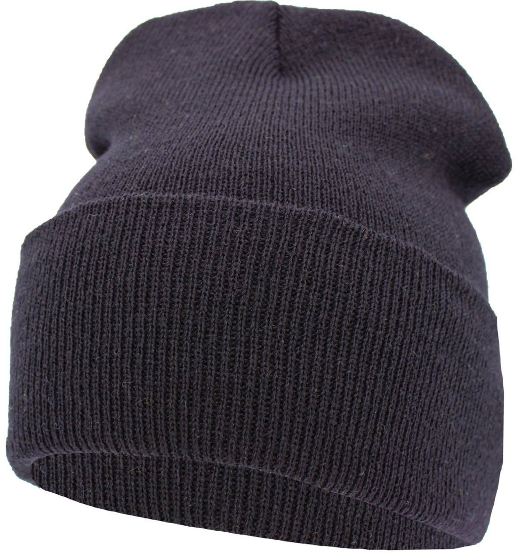 Solid Long Beanie - Made In USA
