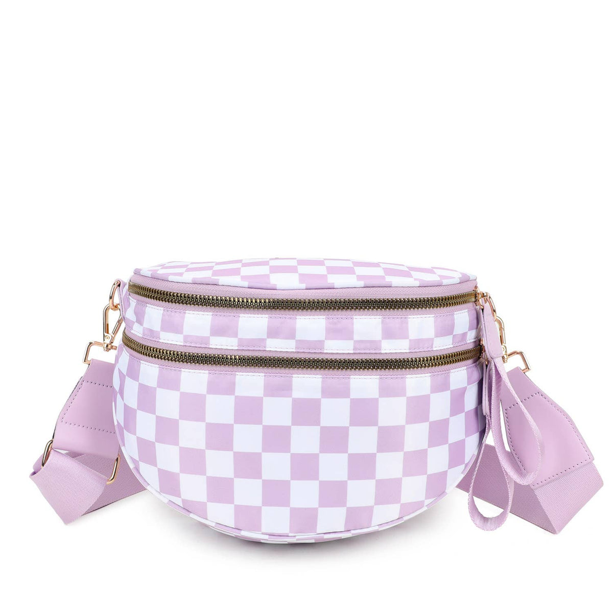 Paulina Nylon Waterproof Multi-Compartment 10" Crossbody Bag