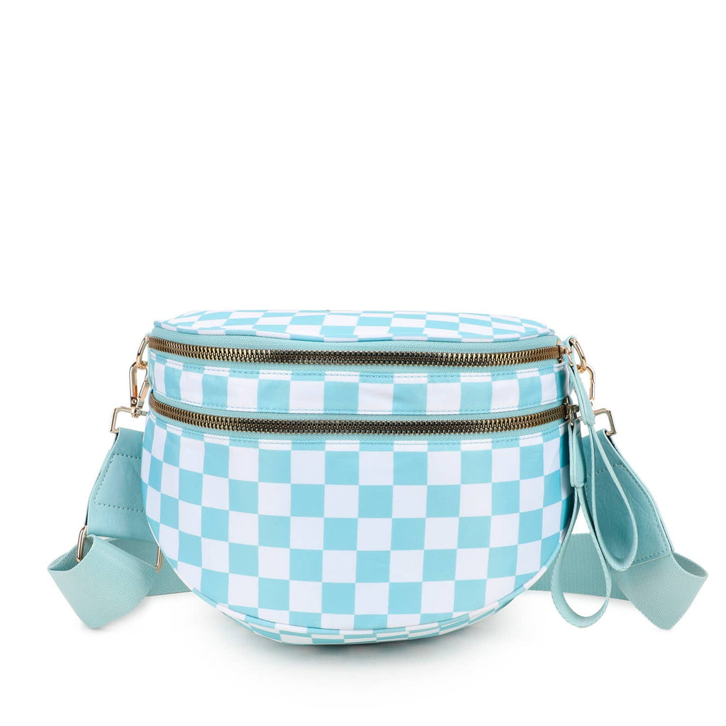 Paulina Nylon Waterproof Multi-Compartment 10" Crossbody Bag