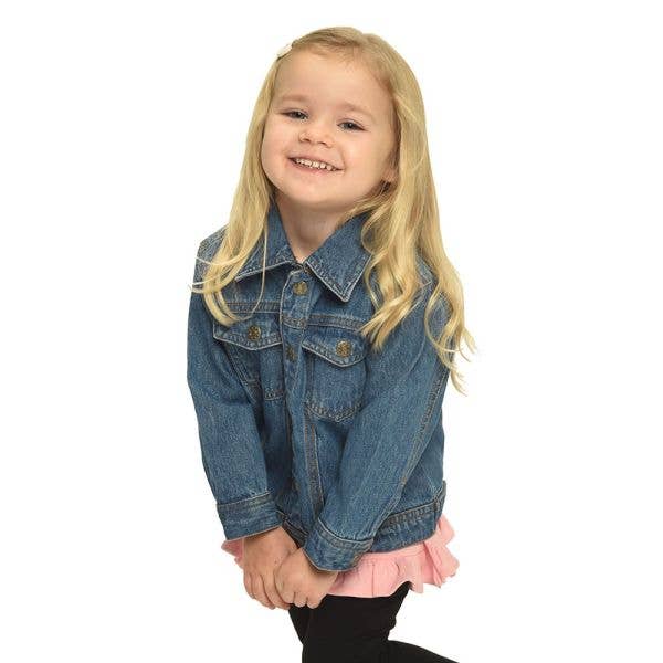 Infant, Toddler, Kids Denim Jacket, Classic Denim Jacket