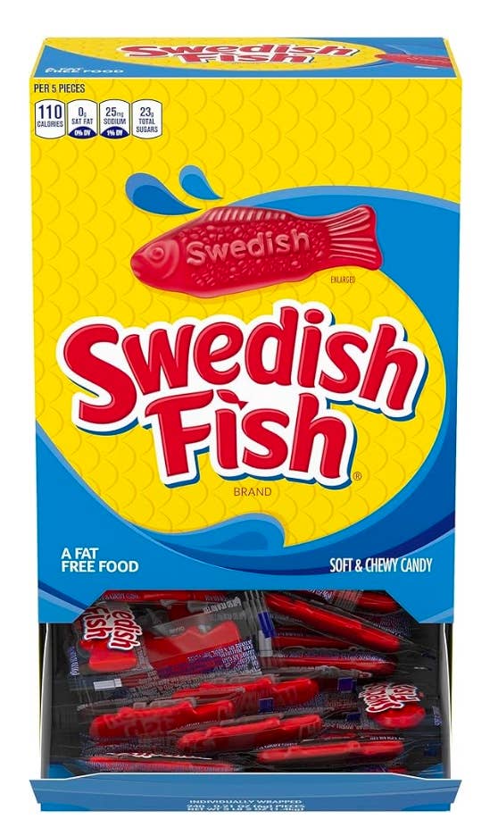 Nostalgic 1957 Original Swedish BIG Fish 🐟 240CT Display Bo