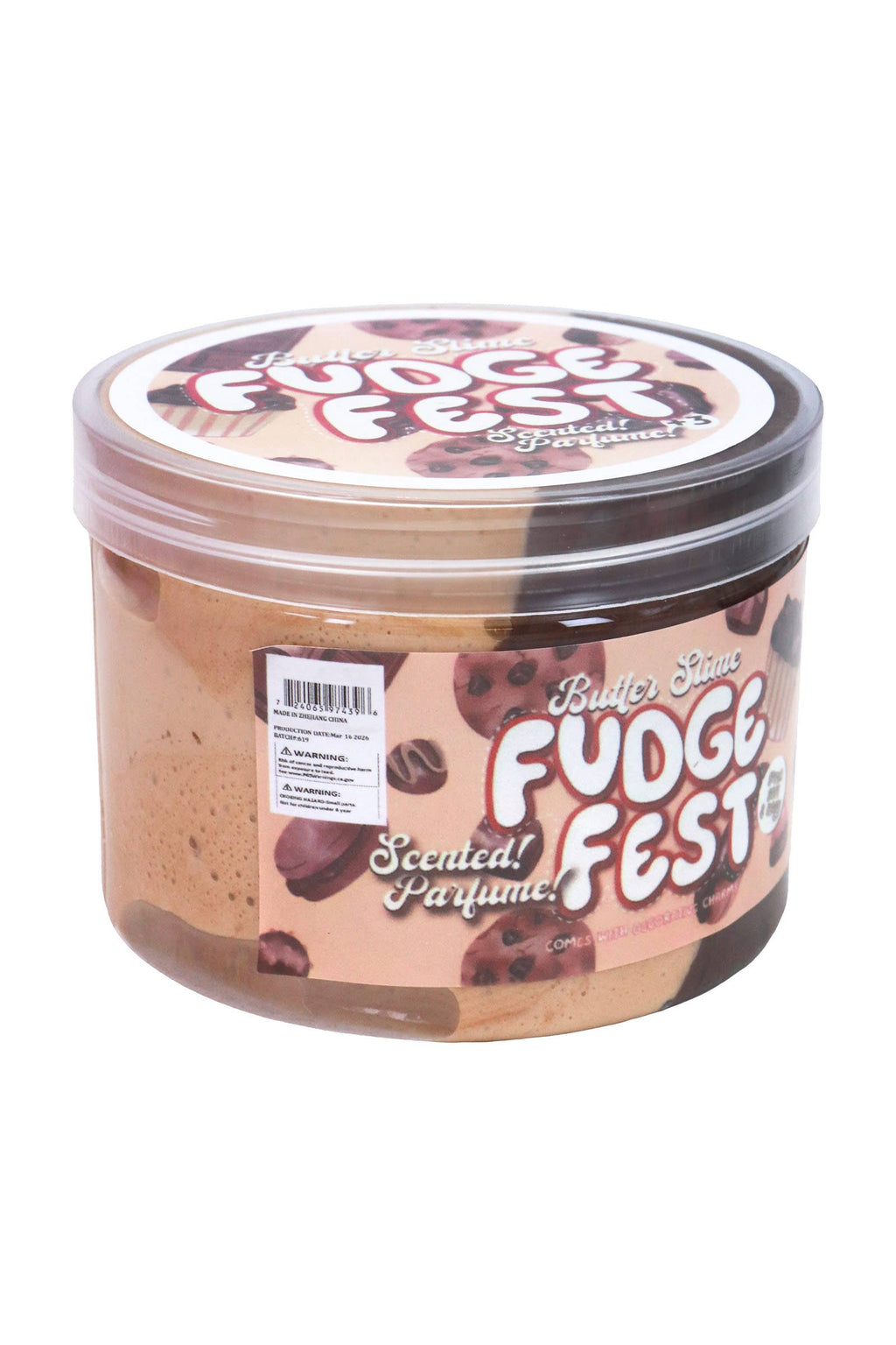 Sweet Desserts Butter Slime Jar - 12 Pcs