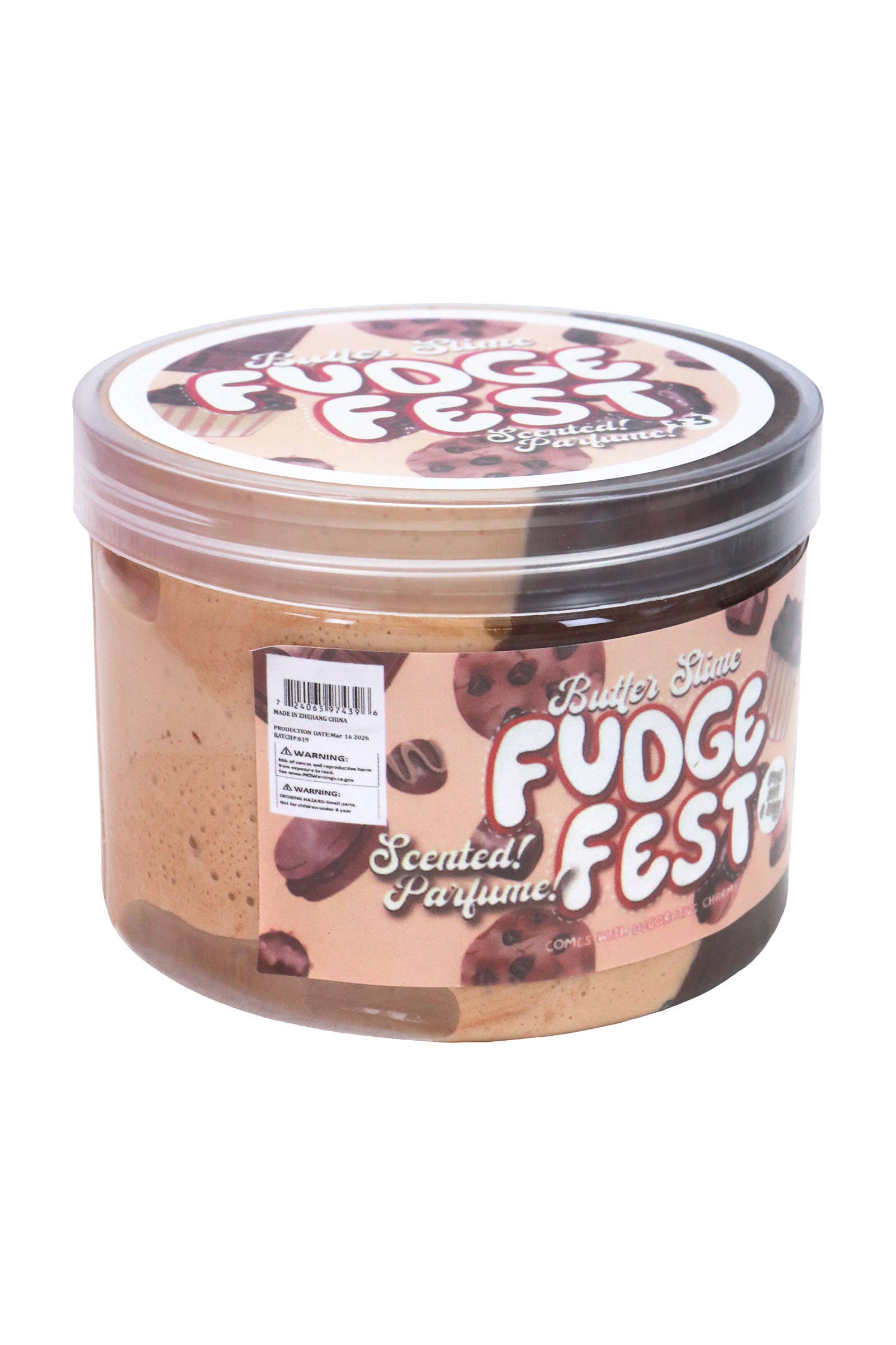 Sweet Desserts Butter Slime Jar - 12 Pcs