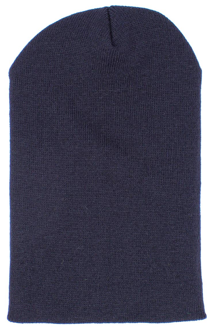 Solid Long Beanie - Made In USA