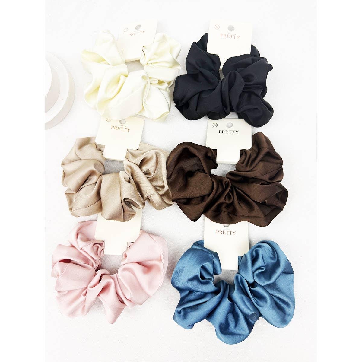 Elegant Silky Satin Scrunchie