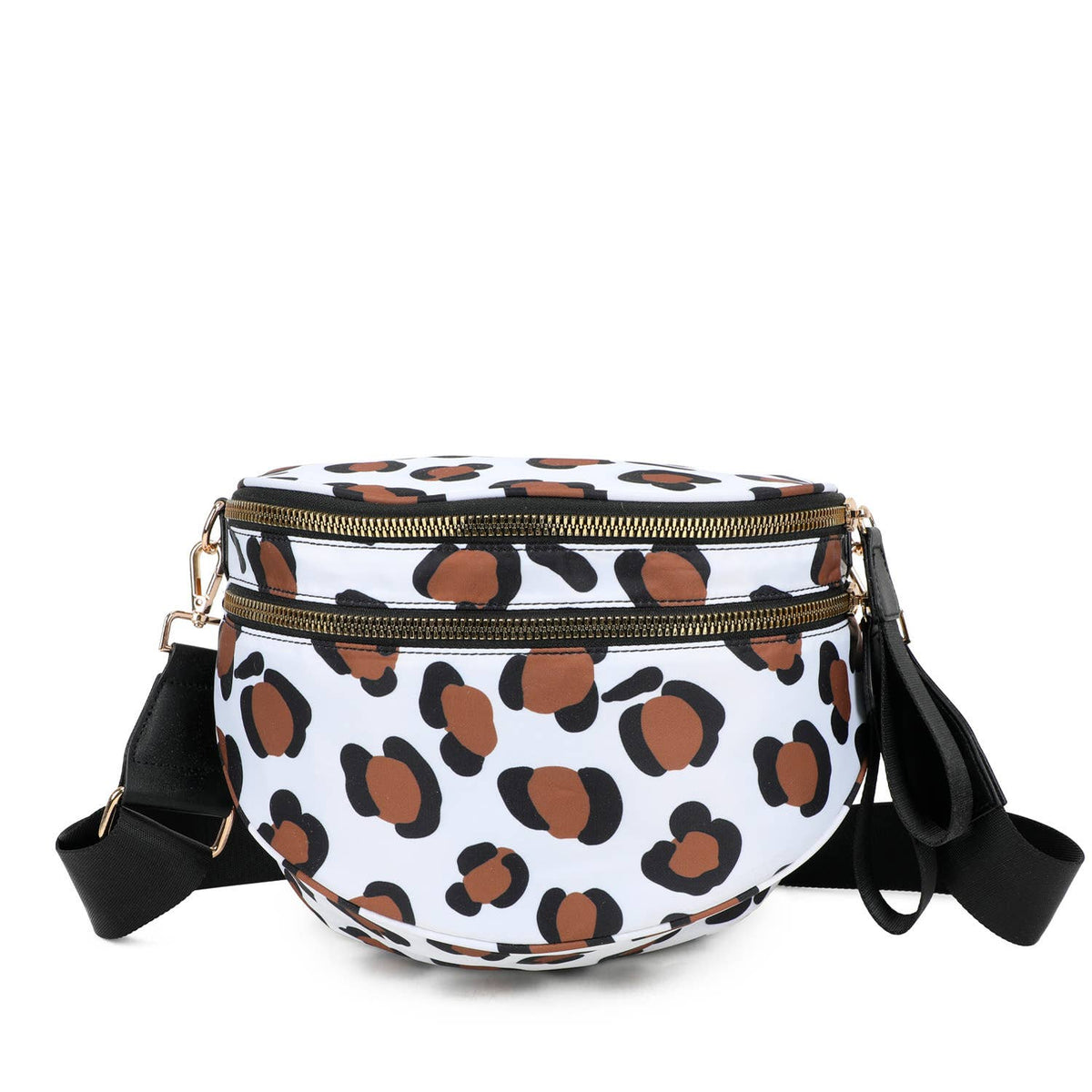 Paulina Nylon Waterproof Multi-Compartment 10" Crossbody Bag