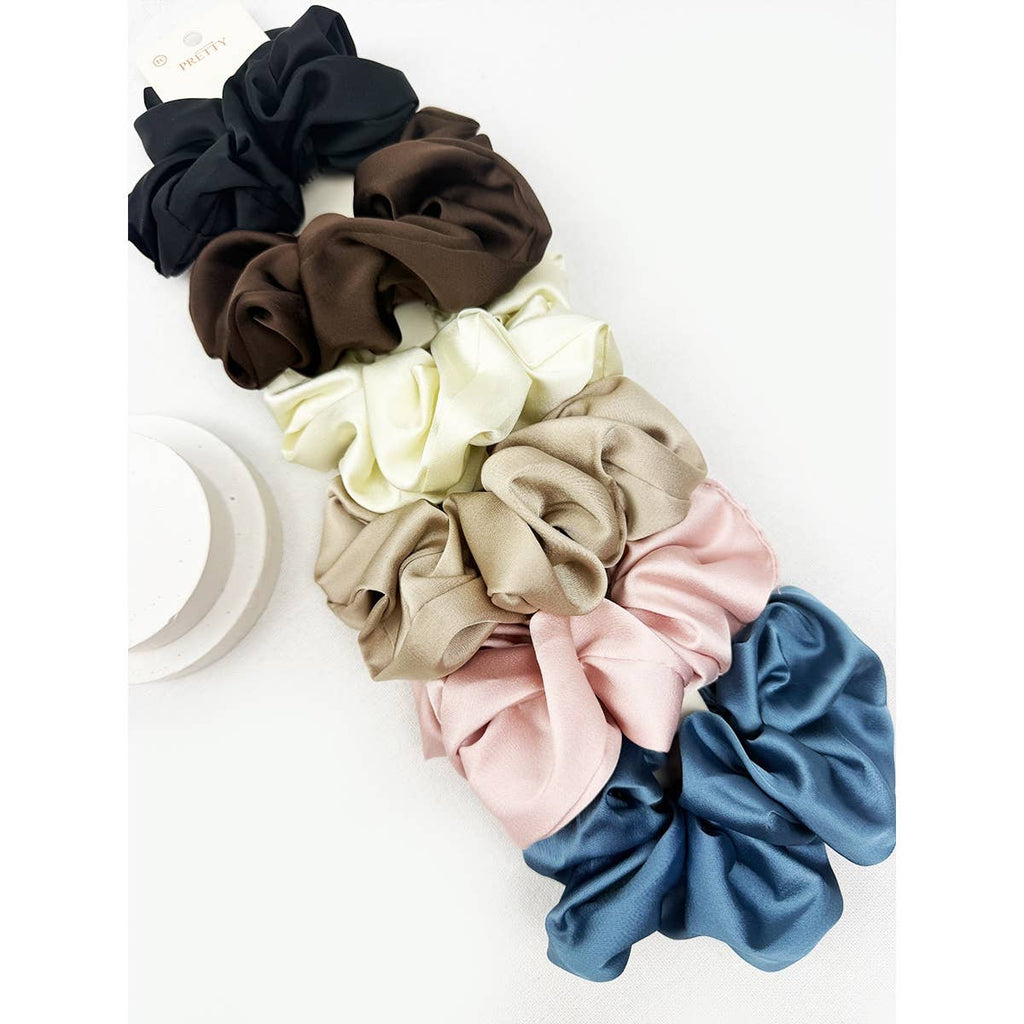 Elegant Silky Satin Scrunchie