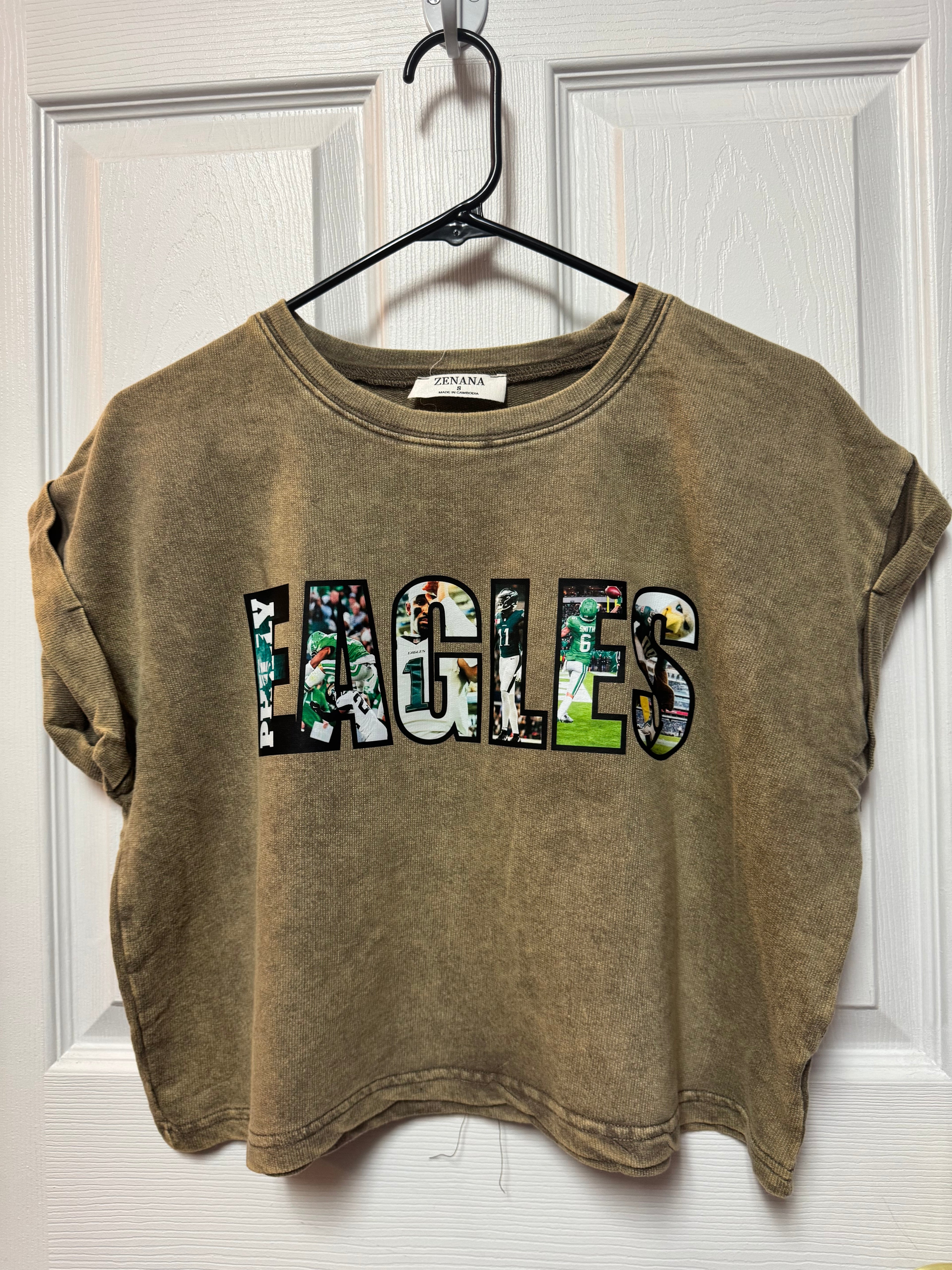 Philly Football Crop Tee
