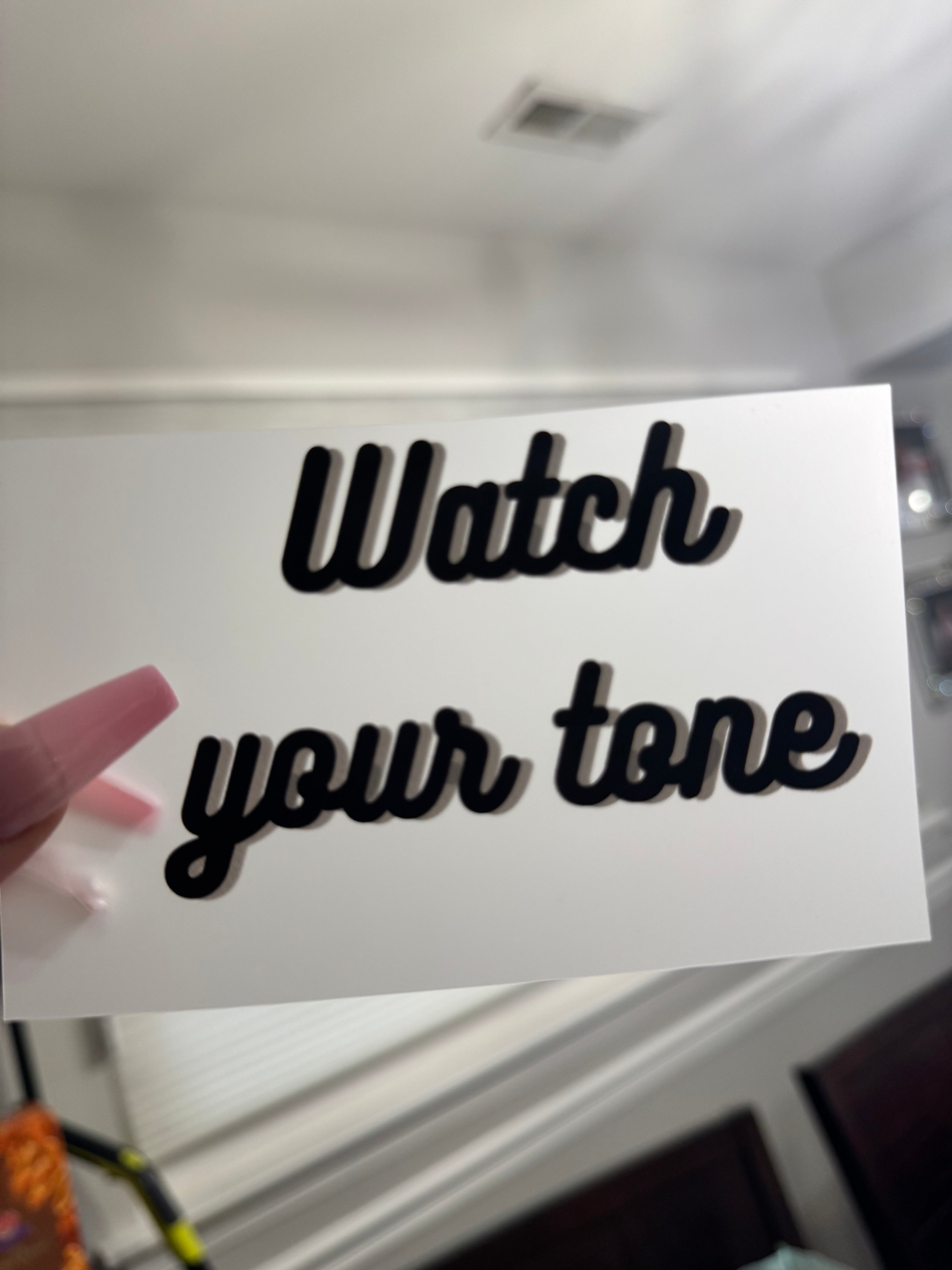 Watch your Tone / Hairstylist DTF Transfer