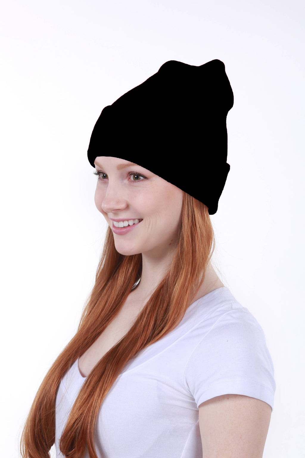 Solid Long Beanie - Made In USA