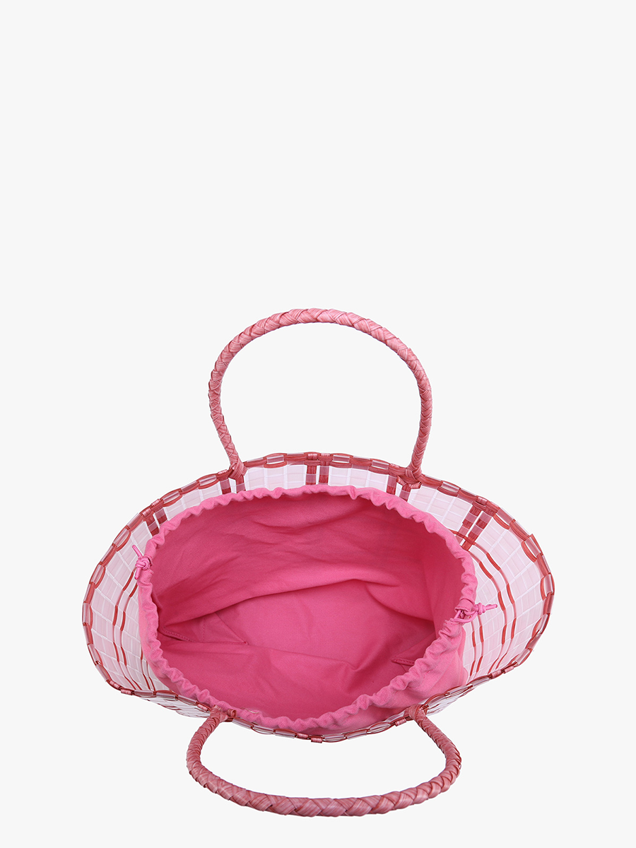 M2340 Alexandria Plastic Colored Contrast Tote