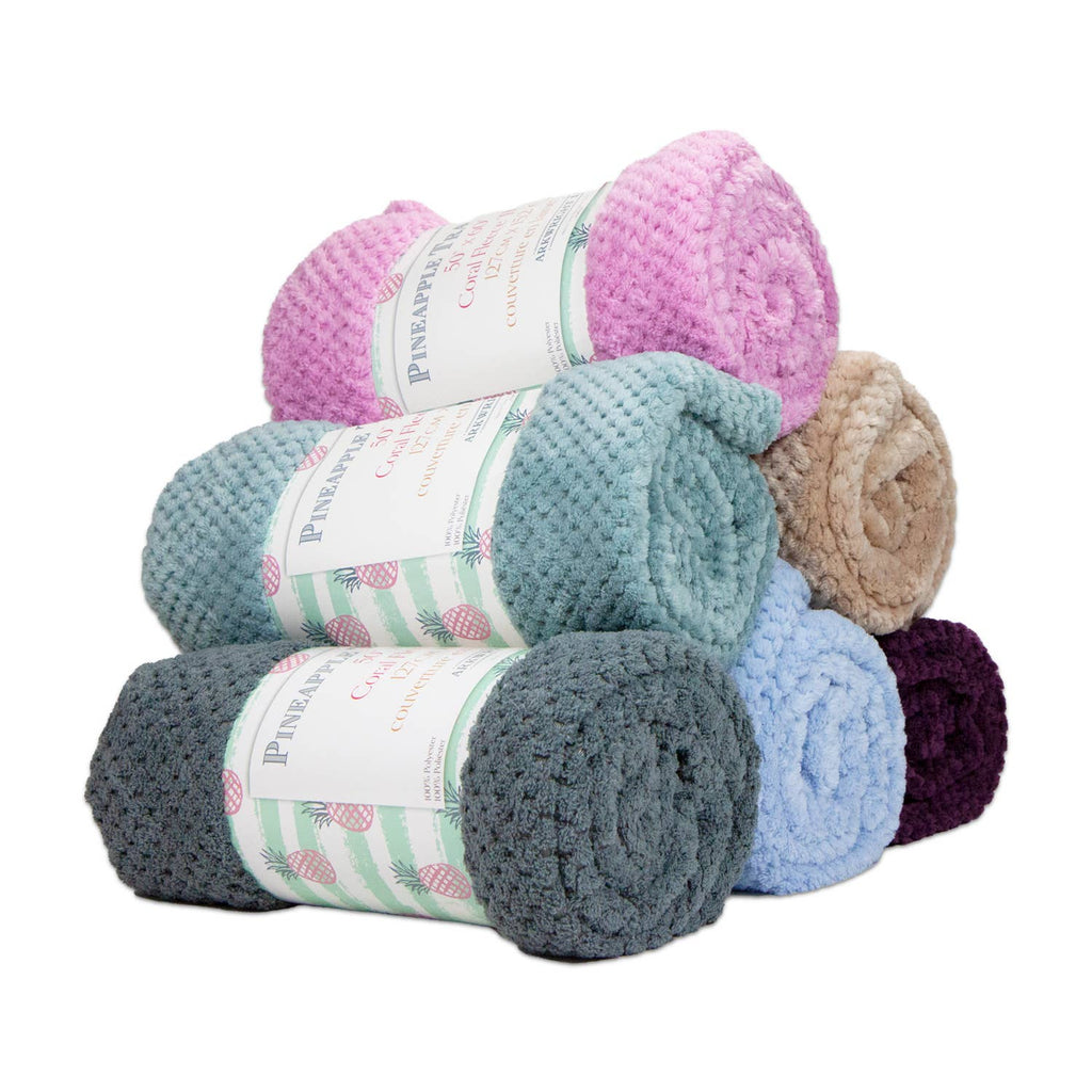 Soft Coral Fleece Throw Blanket