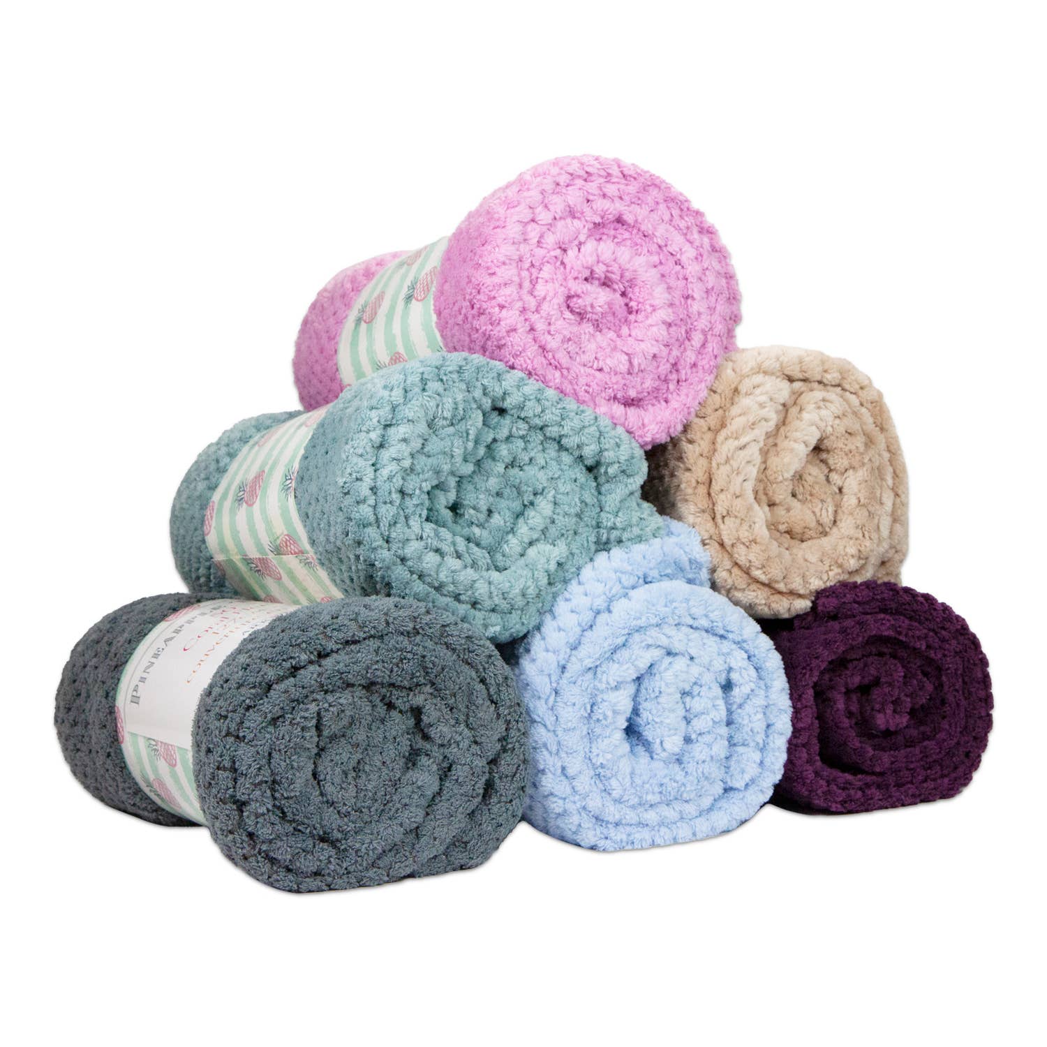 Soft Coral Fleece Throw Blanket