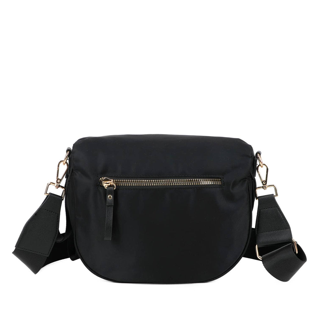 Paulina Nylon Waterproof Multi-Compartment 10" Crossbody Bag