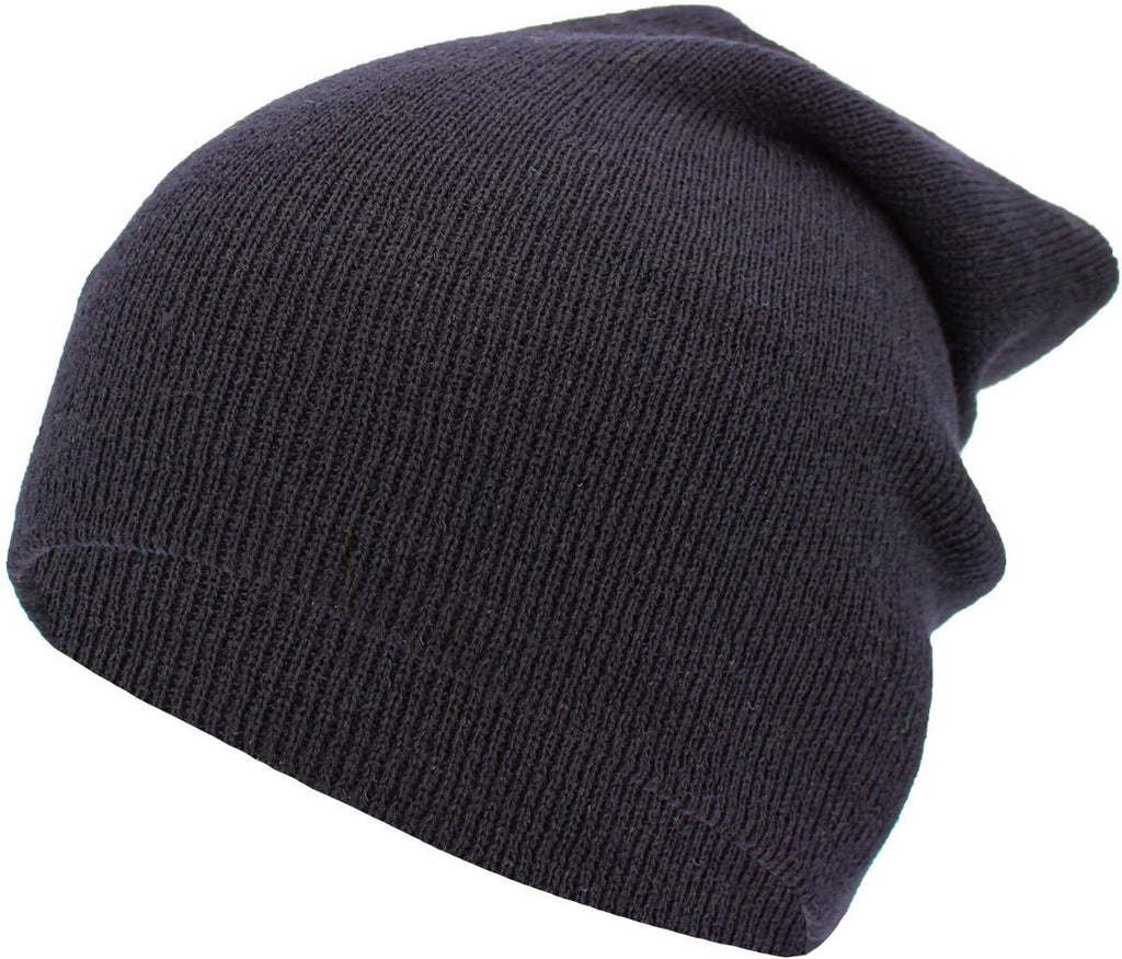 Solid Long Beanie - Made In USA