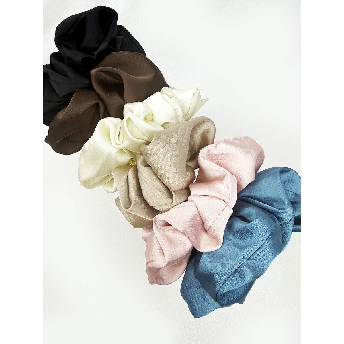 Elegant Silky Satin Scrunchie