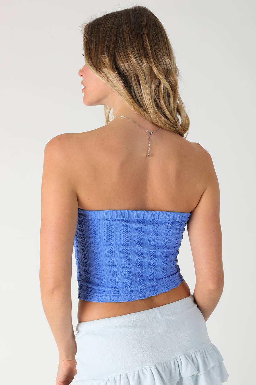 NS8498 - Vertical Textured Tube Top
