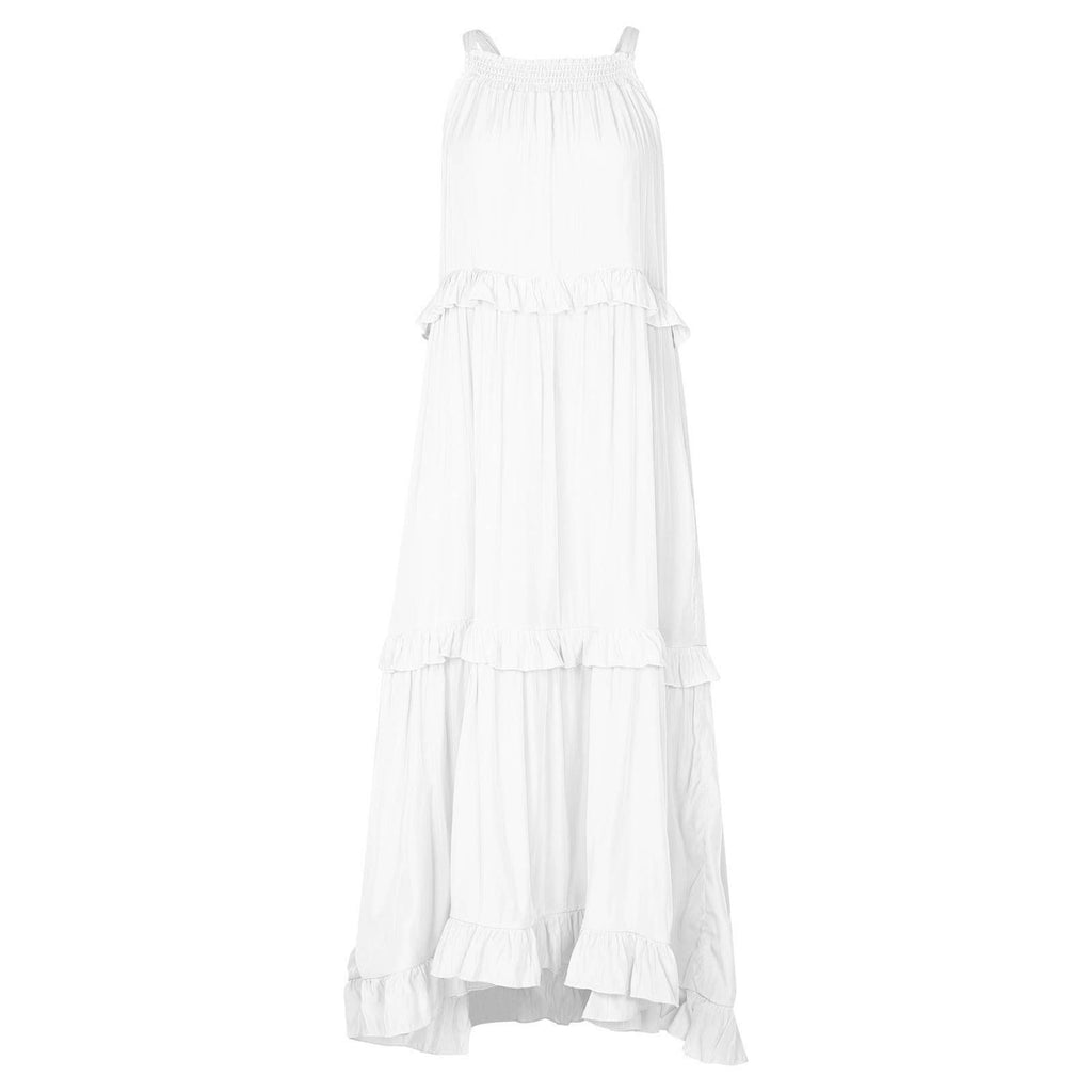 Temperament long floor skirt Cake skirt dress