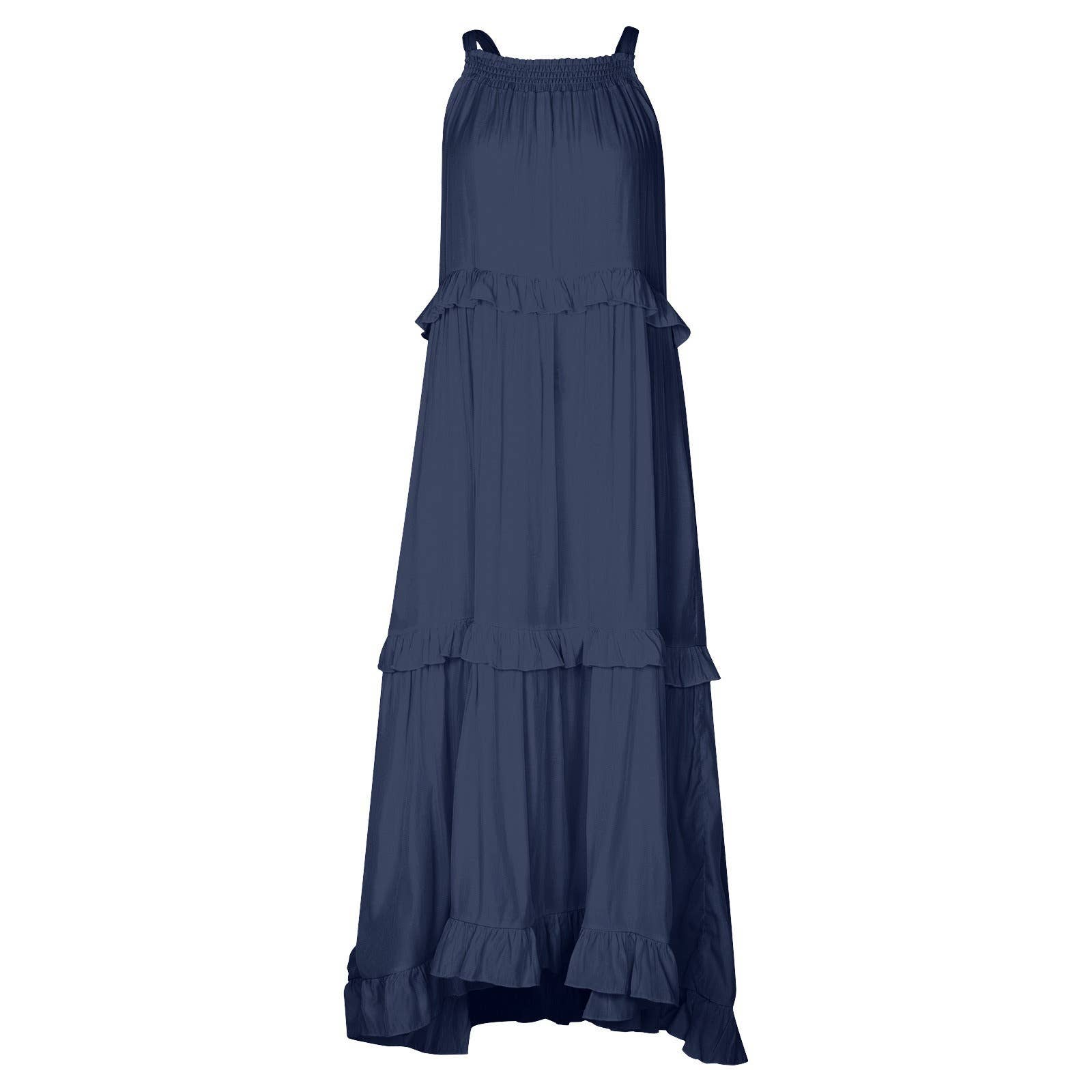 Temperament long floor skirt Cake skirt dress