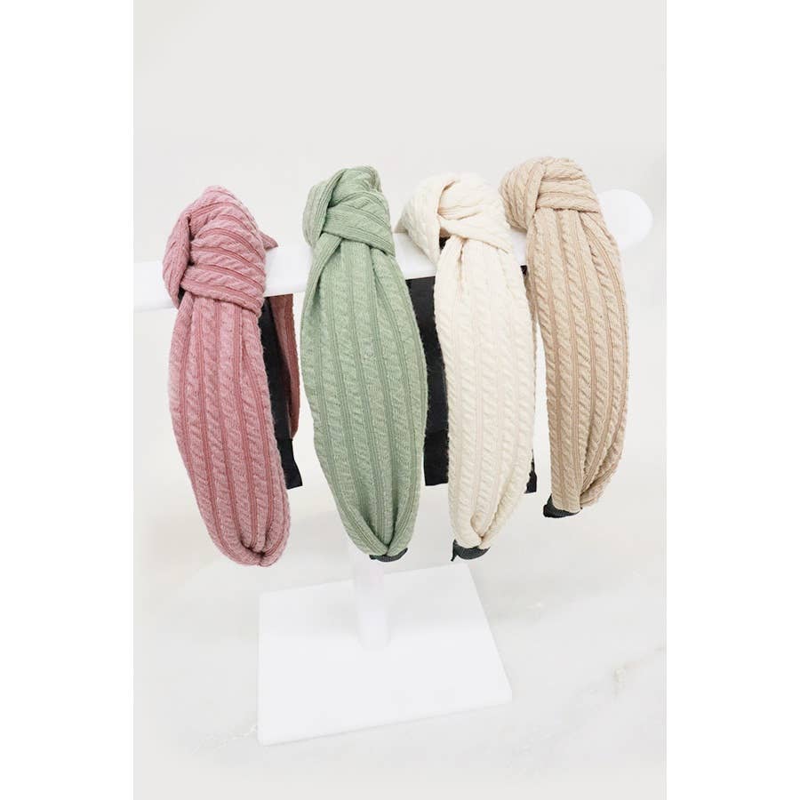 Ribbed Knotted Headband