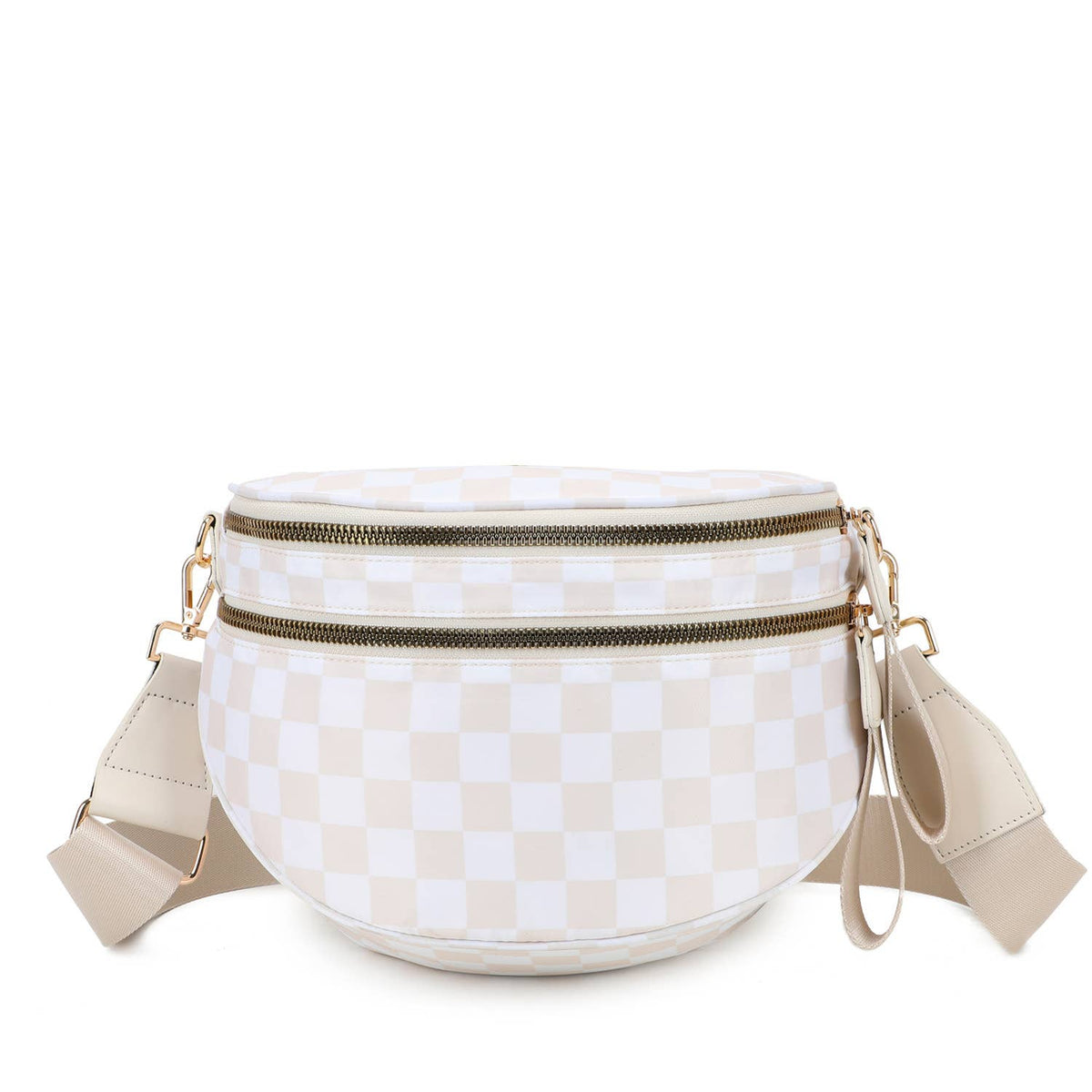 Paulina Nylon Waterproof Multi-Compartment 10" Crossbody Bag