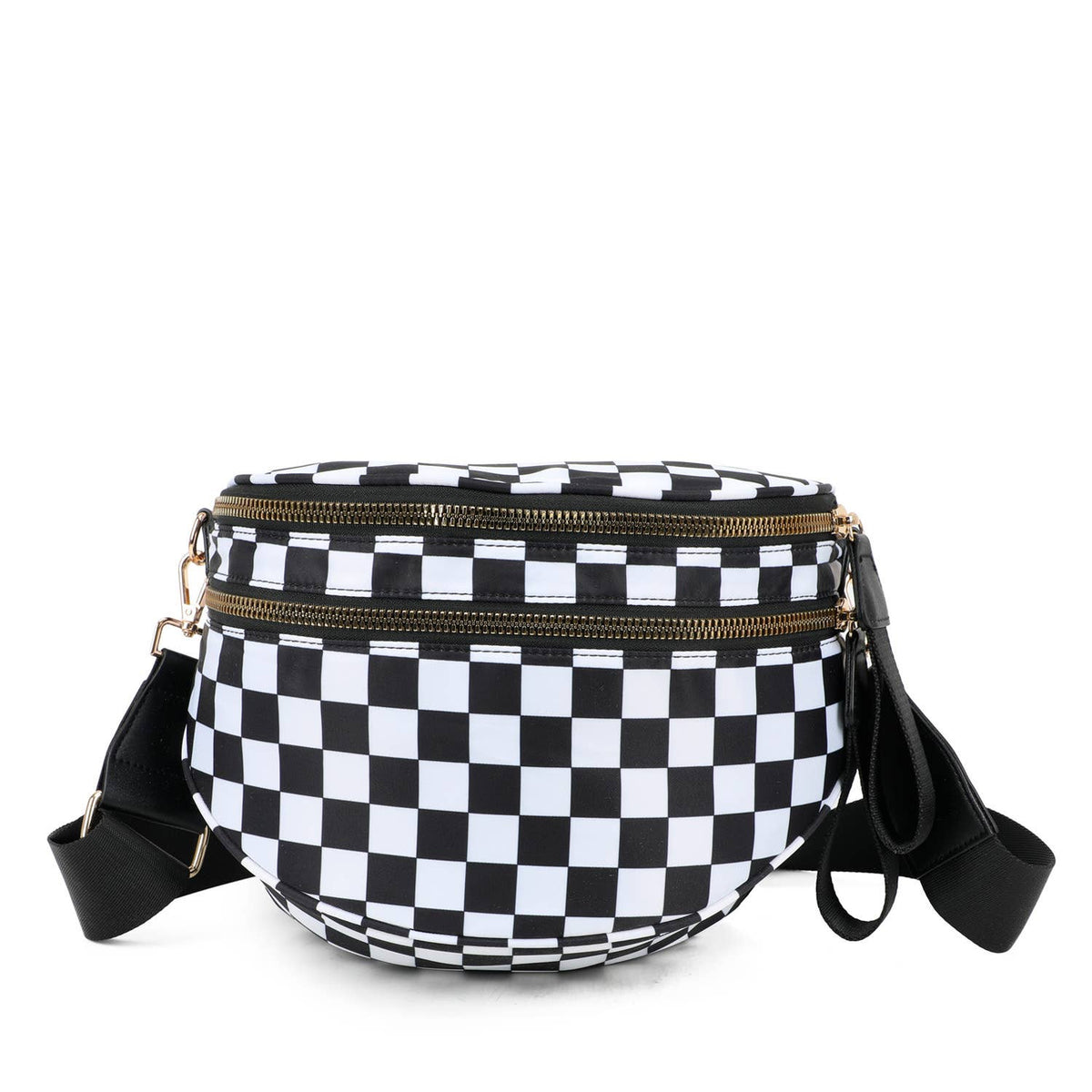 Paulina Nylon Waterproof Multi-Compartment 10" Crossbody Bag